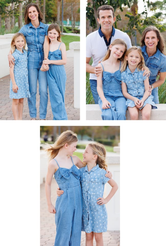 images of dr. polin with her family